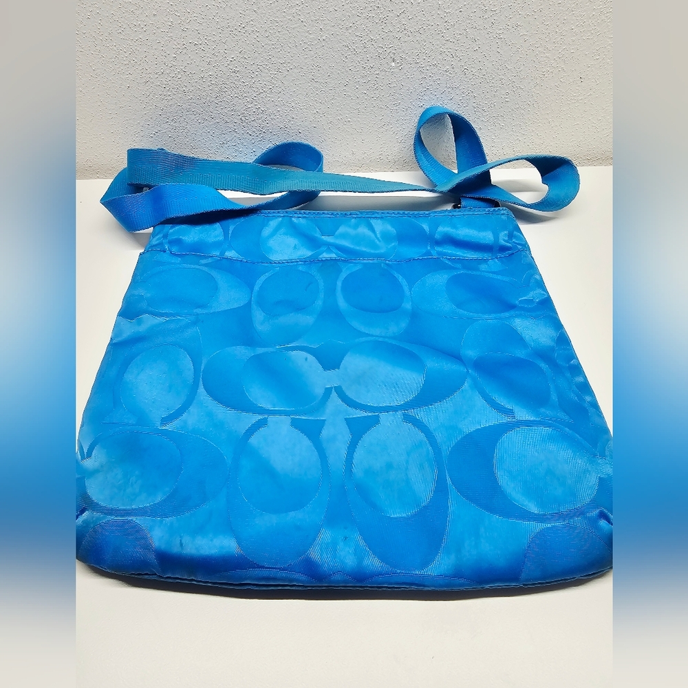 Coach Blue Crossbody Bag - Picture 13 of 15